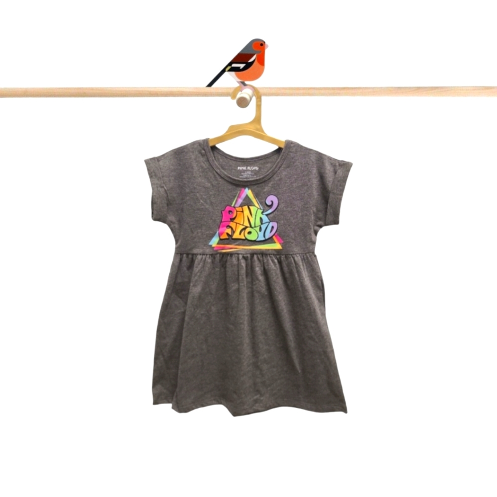 Pink Floyd Girls’ Play Dress with Short Sleeves